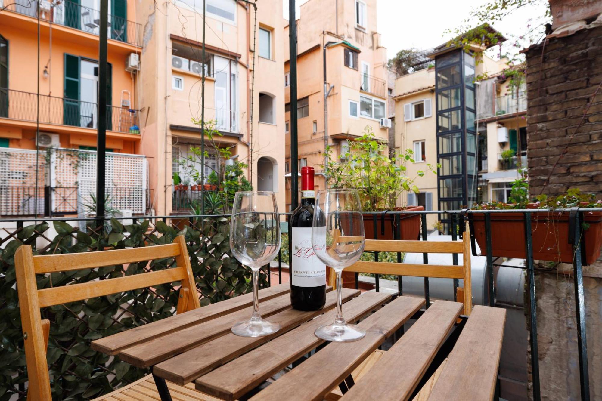 Gesu E Maria Balcony Apt At Spanish Steps Rzym Zewnętrze zdjęcie